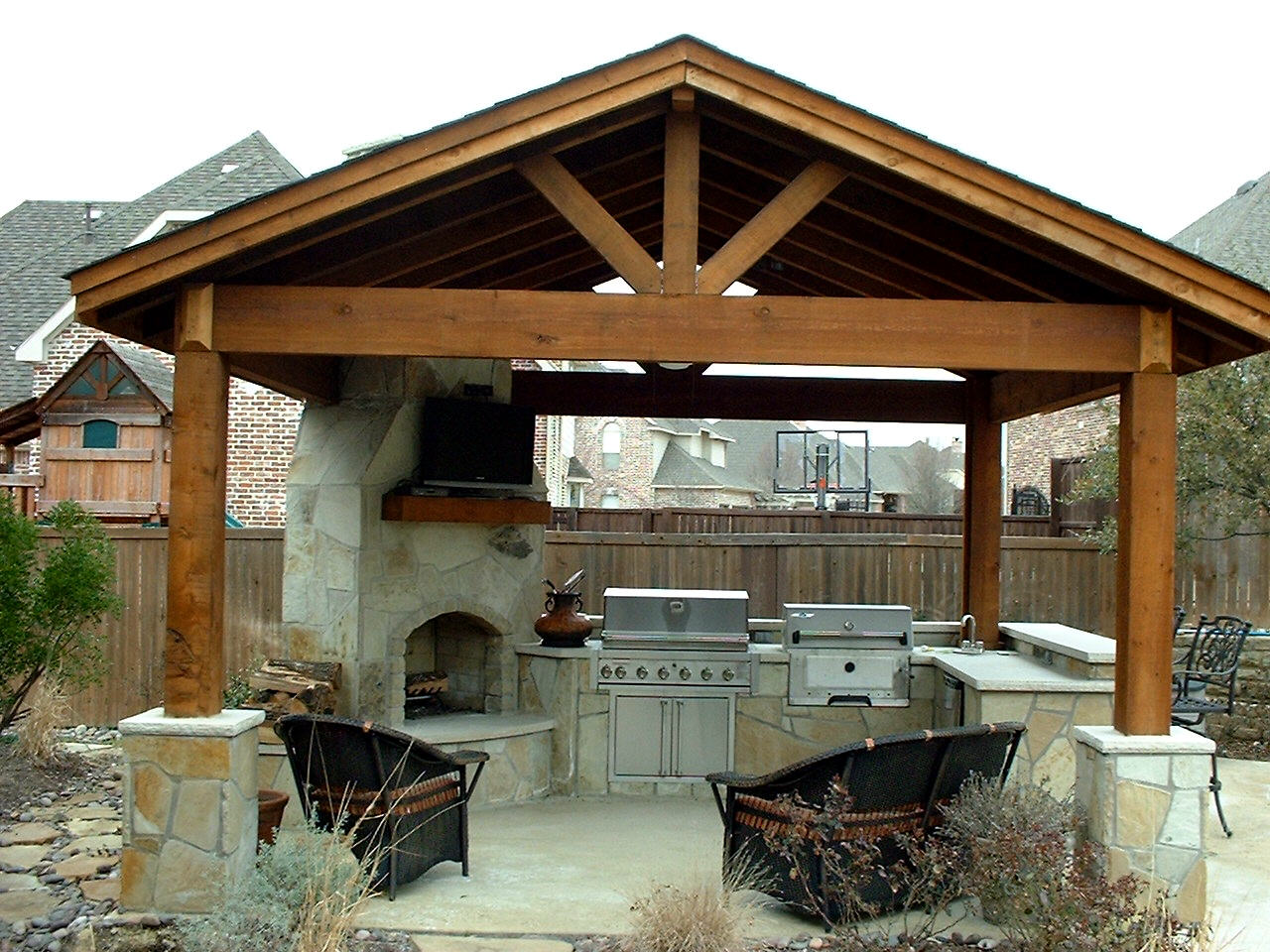 outdoor kitchen design st. louis county